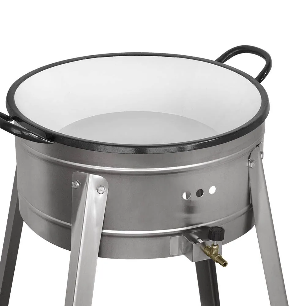 FRITADOR PASTELEIRO EM CHAPA INOX ALTA PRESSÃO 10L - Image 2